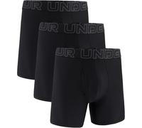 3er Pack UNDER ARMOUR Performance Tech Mesh Solid 6" Boxershorts Herren 001 - black L