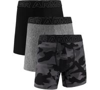 3er Pack UNDER ARMOUR Performance Tech Novelty 6" Boxershorts Herren 001 - black M