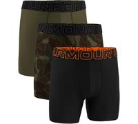 Under Armour Under Armour PRINT 6in 3 Pack Boxer Shorts Boxershorts M grün