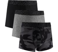 3er Pack UNDER ARMOUR Performance Tech Print 3" Boxershorts Herren 001 - black L