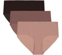 3er Pack UNDER ARMOUR Pure Stretch Mesh Hipster Damen 678 - tourmaline pink XS