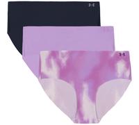 3er Pack UNDER ARMOUR Pure Stretch No-Show Print Hipster Damen 534 - transparent XS