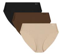 3er Pack UNDER ARMOUR Pure Stretch No-Show Solid Bikini Briefs Damen 249 - hue 500 M