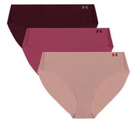 3er Pack UNDER ARMOUR Pure Stretch No-Show Solid Bikini Briefs Damen 678 - tourmaline pink XS