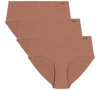 3er Pack UNDER ARMOUR Pure Stretch No-Show Solid Hipster Damen 230 - hue 625 L