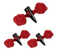 3er Pack Windjacke Mantelknöpfe für Kinder, Hornform, Kunstharz, Schnallen, Knöpfe, Bekleidungszubehör, dekorative Knöpfe