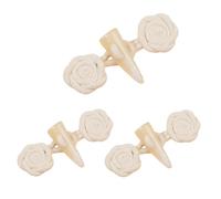 3er Pack Windjacke Mantelknöpfe für Kinder, Hornform, Kunstharz, Schnallen, Knöpfe, Bekleidungszubehör, dekorative Knöpfe