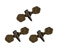 3er Pack Windjacke Mantelknöpfe für Kinder, Hornform, Kunstharz, Schnallen, Knöpfe, Bekleidungszubehör, dekorative Knöpfe