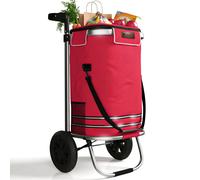 3in1 Einkaufstrolley - 56 L Kapazität Rot