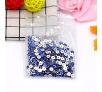 3mm 4mm 5mm 6mm Glaskristall Runde Strasssteine zum Aufnähen mit 1 Mittelloch zum Aufnähen Stein-Kobalt,4mm 1440Stk
