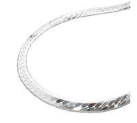 3mm Armband Armkette Panzer flach 925 Sterlingsilber Damen 19cm