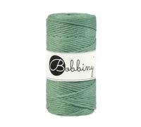 3mm eucalyptus green Premium Makramee Kordel , Bobbiny,10m/20m/100m,Single Twist (100 Meter / Rolle)