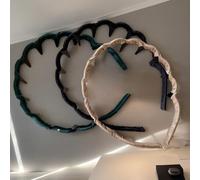 3pieces Zick Stirnband | Welliges Zahnhaarband | Zahnhochsschädel Kopfband | Stirnbänder mit Zähnen | Fashion Hair Accessoires für Frauen & Mädchen | 13,5 cm