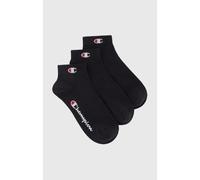 3pk Quarter Socks - 39-42 / KK001 (Schwarz)