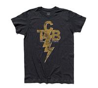 3styler TCB Take Care of Business Herren T-Shirt - Elvis Shirt - Linie Classic - 100% Baumwolle 185 g/m², Schwarz , XXL