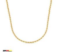 4,4 mm breite Kordelkette aus 8 K Gold
