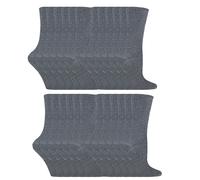 (4-6 Jahre, Grau) Sock Snob - 24 Multipack-Socken mit hohem Baumwollanteil für Jungen und Mädchen