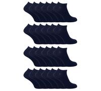 (4-6 Jahre, Marine) Sock Snob - 24er-Pack Multipack-Sneakersocken aus Baumwolle für Kinder