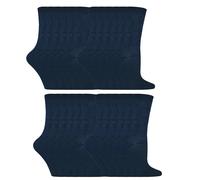 (4-6 Jahre, Marineblau) Sock Snob - 24 Multipack-Socken mit hohem Baumwollanteil für Jungen und Mädchen