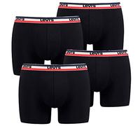 Levi's Herren Boxer Brief Sportswear Logo 2er-Pack Schwarz XL