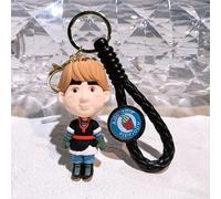 (4) Frozen Einzigartiger Schlüsselanhänger mit Prinzessin Elsa, langlebiges, kreatives Silikon-Schlüsselzubehör