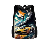 (4)Hot Wheels Cars Kinder-Schulrucksack für Jungen und Mädchen, tolles Geschenk