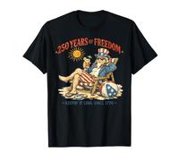4. Juli Keepin It Cool Since 1776 250 Years of Freedom T-Shirt