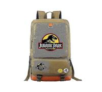 (4)Jurassic World Park Backpack - Multi-functional Rucksack For Travel, School & Laptop - Durable Shoulder Bag With Characters Design