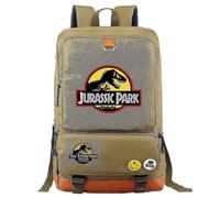 (4) Jurassic World Park Rucksack - Multifunktionaler Rucksack für Reisen, Schule und Laptop - Robuste