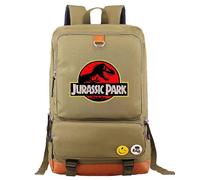 (4) Modischer Abenteuer-Dinosaurier-Jurassic Park World-Schulrucksack für Jungen und Mädchen - idealer