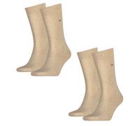 Tommy Hilfiger Herrensocken Doppelpack beige Größe 39-42