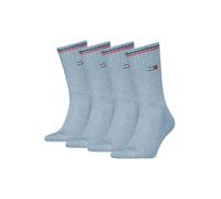 TOMMY HILFIGER Unisex Sportsocken, Multipack - UNI Iconic Sock, Tennissocken Hellblau 39-42 6er Pack (3x2P)