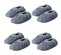 4 Paare Schuhüberzieher,Rutschfest Waschbar Schuhüberzieher Wiederverwendbare Überzieher Schuhe Atmungsaktiv Staubschutz Schuh Abdeckungen Für die meisten Erwachsenen,die Hausreinigung(Gray, EU36-42)