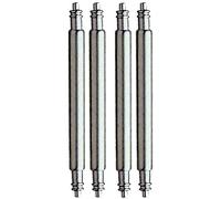 4 Stück 42mm Eichmüller Edelstahl Federstege 1,5mm Durchmesser für Uhren Armbänder