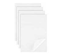 4 Stück A4 29.7x21cm Bedruckbare Stickvlies,Stickvorlagen,Wasserlöslich,Blank Bedruckbar Wasserlösliches,Selbstklebend Embroidery Stickmaschine für Anfänger Drucken Zeichnen Mustern Geeignet Hand