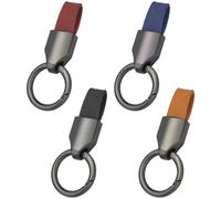 4 Stück Auto-Schlüsselanhänger, Kreative Schlüsselanhänger, Einfache Schlüsselanhänger, Er-Metall-Schlüsselanhänger, Modische Schlüsselanhänger