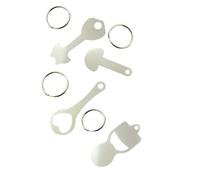 4 StüCk EinkaufswagenlöSer, Einkaufswagenchip Metall, Edelstahl Abnehmbarer Einkaufswagenchip, Einkaufschip SchlüSselanhäNger, FüR Einkaufswagen,Als SchlüSselanhäNger