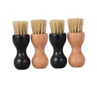 4 Stück Fliesenbürste Schuhcreme Schuhpflege-applikatoren Schuhpflegebürsten Schuhbürste Mit Langem Griff Badezimmerbürste Bürste Für Schuhapplikatoren Lüster Teppich Hölzern