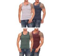 4 Stück Gr. 8 - Pack 3 - hellgrau/dunkelblau - grün/Bordeaux 10er Pack unterhemden boss 3er trigema unterhemden Shirt schwarz lang rund glatt Dickes unterhemd Männer Hemd Unterhemd günstig Fitness