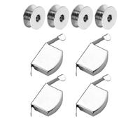 4 Stück magnetische Nähmaschinen-Führungsschiene, 4 Eisenspulen, magnetischer Nahtführungsblock, universelles magnetisches Nähzubehör, magnetisches Nähmaschinen-Positionierungszubehör