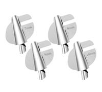 4 Stück Nähfuß für Rollsäumer 3/4/5/6/ 7/8/9/10 mm Universal Nähmaschinen Zubehör Nähfuß für Zuhause Industrie Edelstahl Nähmaschine Säumen Nähzubehör (7mm、8mm、9mm、10mm)