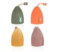 4 Stück Schlüsseltasche, ausziehbare Schlüsseltasche, Schlüsselschutztasche, Autoschlüsseltasche, wasserdichte Mini-Schlüsseltasche, Cartoon-Schlüsselhülle, universelle Schlüsseltasche (4 Farben)