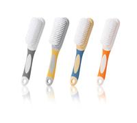 4 Stück Schuhbürsten Schuhbürsten Sneaker Reinigungsbürste Multifunktionsbürste Weiche Bürste Reinigung Kleiderbürste Bequemer Griff, Tragbar Für die Schuh-, Kleidungs- und Haushaltsreinigung