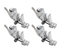 4 Stück, Snap On Shank Low Shank Adapter Nähfußhalter, Halterung für Nähmaschinen mit niedrigem Schaft, Universal Fit für Brother Singer Janome Toyota Kenmore