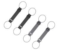 4 Stück Verstellbare Gepäckgurte, Koffer und Reisegürtel, Das Gurtband kann von 26 cm bis 40 cm eingestellt Werden, Elastischer Befestigungsgurt für Gepäck, Leichtes Reisetaschen-Zubehör