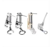 4-teiliges großes Stopffuß-Set aus Metall für Nähmaschinen