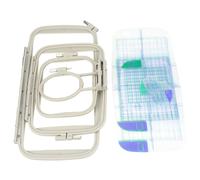 4-teiliges Stickrahmen-Set für Brother