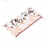 4 x Clairefontaine Schlampermäppchen Cosmicuir Leder flach 22x11cm copper