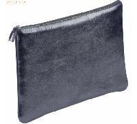 4 x Clairefontaine Schlampermäppchen Leder flach 22x11cm oil