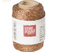 4 x Knorr prandell Dekoschnur Metallic 1,5mmx20m kupfer